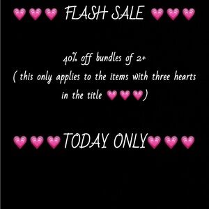 Flash Sale Announcement
